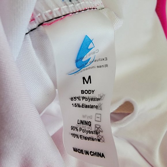 Color Block Women One Piece Swimsuit size M NWOT - Picture 7 of 9